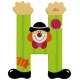 Lettera H Clown - Sevi 81744